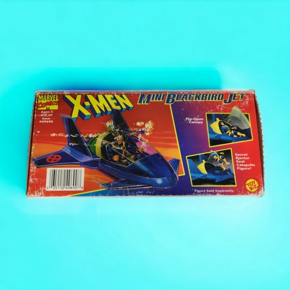 Vintage X-Men Mini Blackbird Jet Toy - Picture 3 of 4